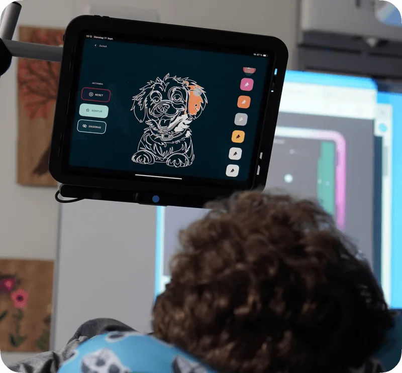 Skyle 3 di eyeV installato su un tablet